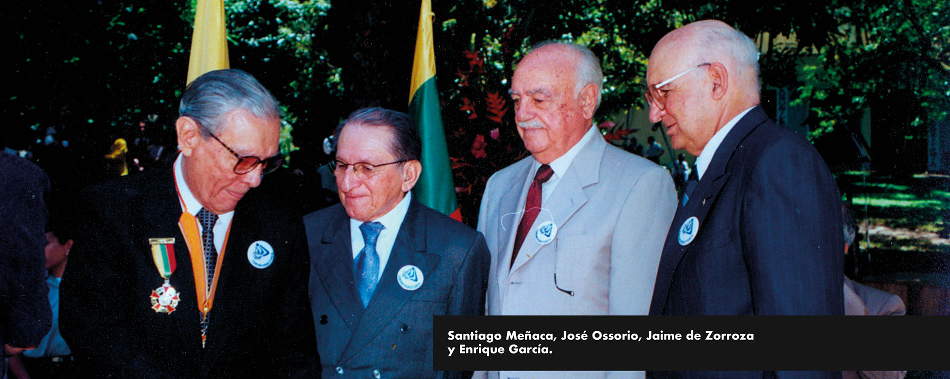 Imagen de Santiago Meñaca, José Ossorio, Jaime de Zorroza y Enrique García